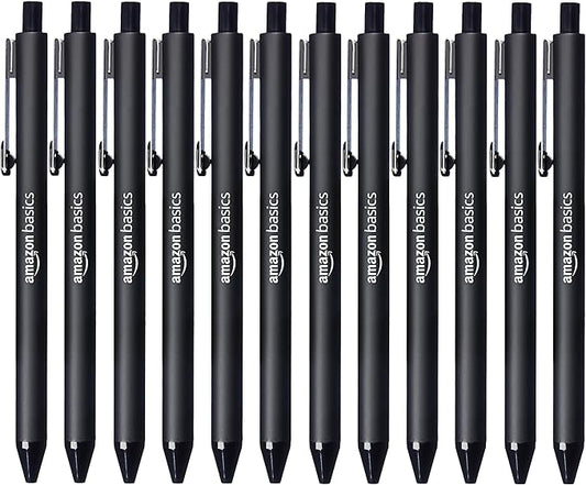 Amazon Basics Black Ballpoint Pens by AmazonBasics