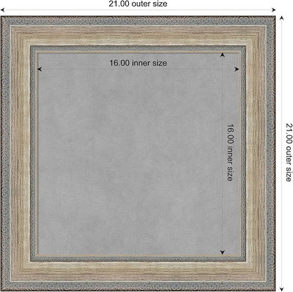 Amanti Art Silver Framed Magnetic Board 21x21 Small Vision Board - Image 3