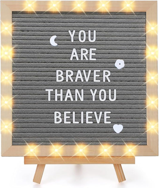 Changeable Felt Letter Board by ANPHSIN