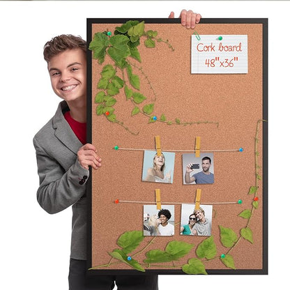 Board2by Cork Board Bulletin Board 36 x 48, Office Board - Image 3