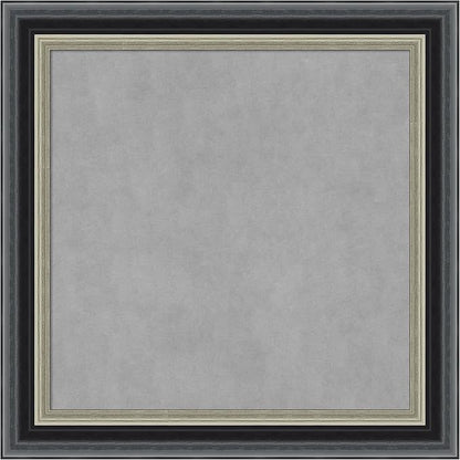 Amanti Art Black Framed Magnetic Board 15x15 X-Small Vision Board by AmantiArt