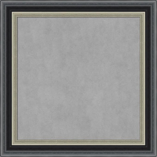 Amanti Art Black Framed Magnetic Board 15x15 X-Small Vision Board by AmantiArt
