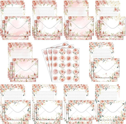 TaoBary 160 Pcs Stationery Paper Set 50 Double Sided Stationery Papers by TaoBary