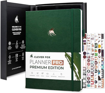 Clever Fox Planner Pro Premium Edition– Luxurious Weekly & Monthly Planner + by CleverFox