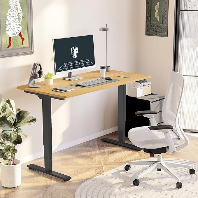 FLEXISPOT E6 3-Stage Dual Motor Electric Standing Desk 48 x 30 Sit Stand Up Desk - Image 2
