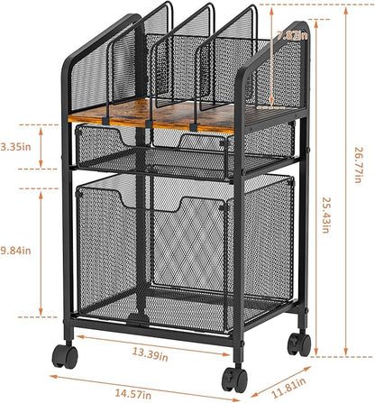Tiaoheka Rolling File Cabinet - Image 2
