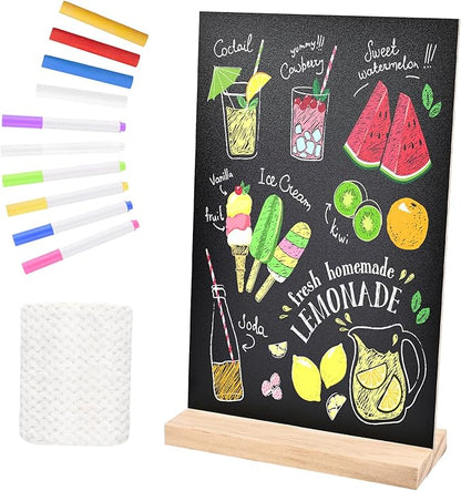 Bouiexye 1 Pack 8.1x12 in Chalkboard Signs by LooksForwardtoSeeingYou