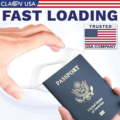 Claev Vertical 4x6 Passport & Card Holders, 10 Pack), Conferences, Conventions - Image 6