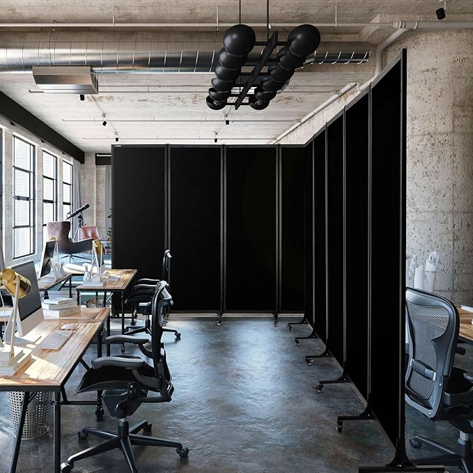 Upgrade Version Room Partition and Divider, Freestanding Rolling Dividers - Image 6