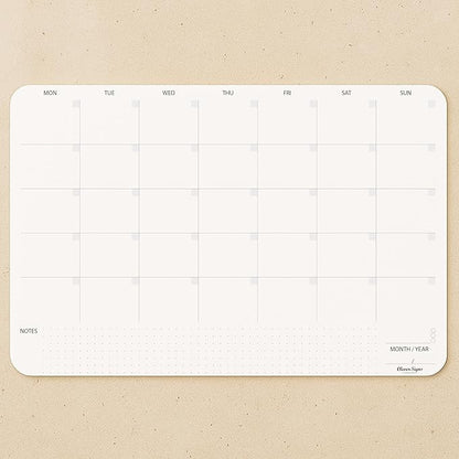 Undated Monthly Planner Notepad, Desk Calendar - Image 2