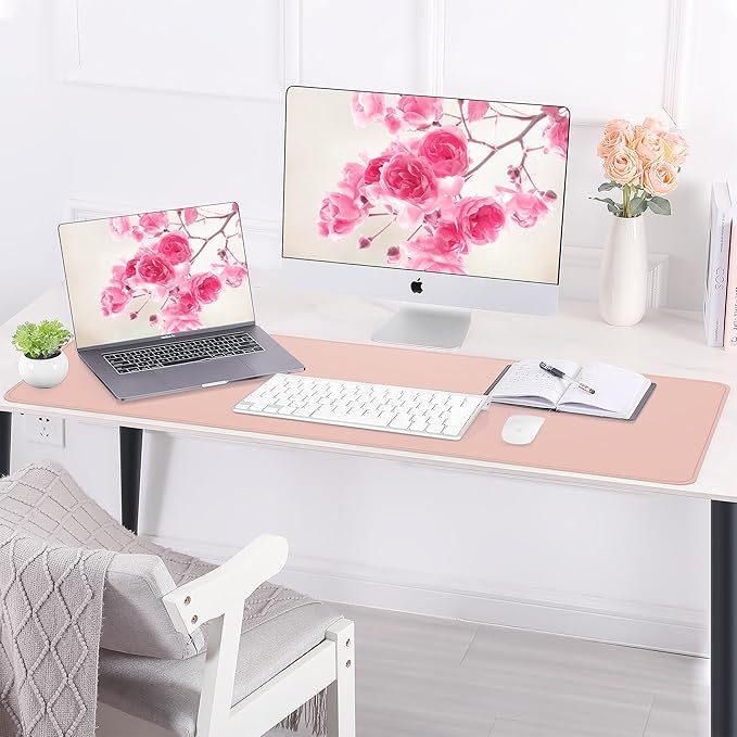 Large Desk Mat -47.2" x 17.5" Leather Desk Pad Protector - Image 6