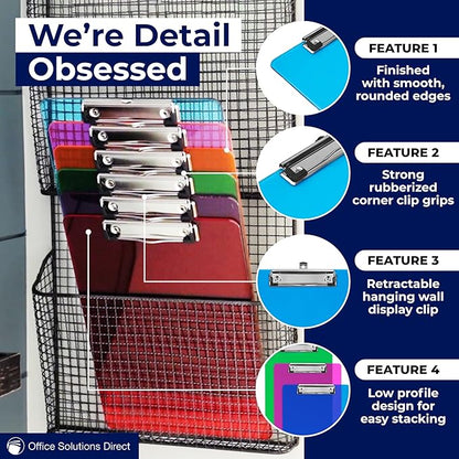 Plastic Clipboards with Low Profile Clip - Image 5