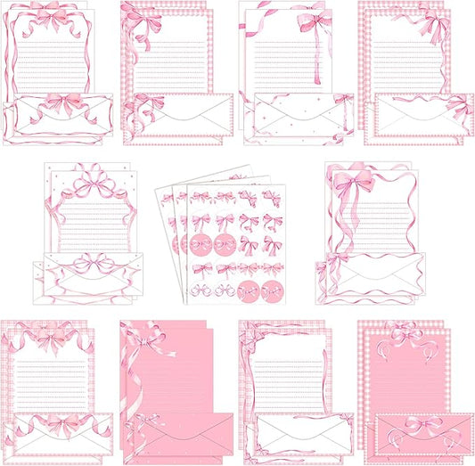 TaoBary 160 Pcs Stationery Paper Set 50 Double Sided Stationery Papers by TaoBary