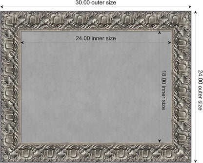 Amanti Art Silver Framed Magnetic Board 24x30 Medium Vision Board - Image 4