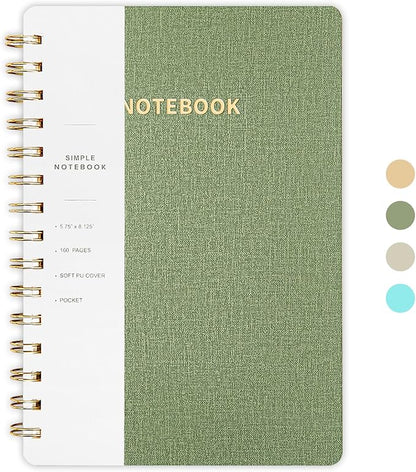 Spiral Notebook-5.75" x 8.125" College Ruled Journal by Oneirom