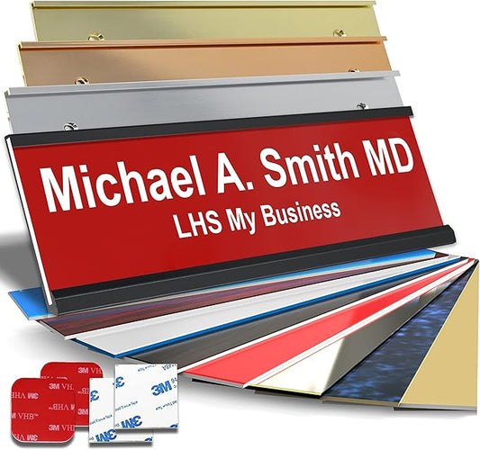 Custom Name Plate for Doors, by LHS+My+Business