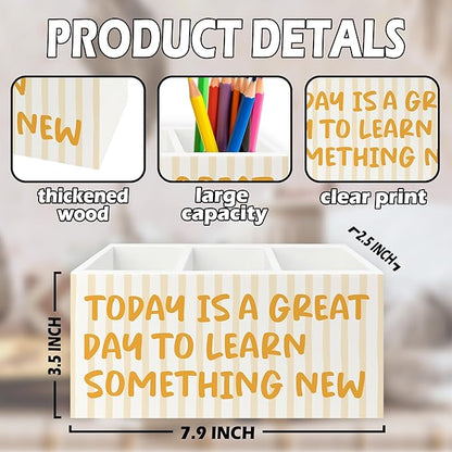 XPH Inspirational Pen Pencil Holder Organizer - Image 7