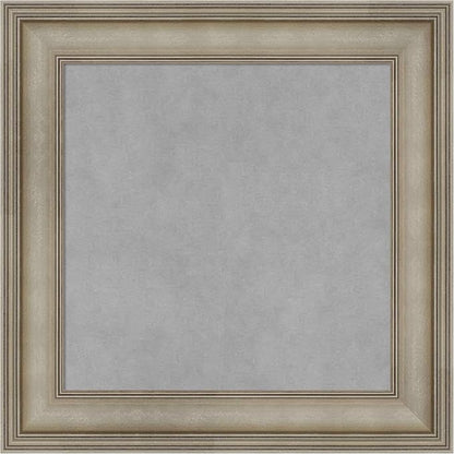Amanti Art Silver Framed Magnetic Board 21x21 Small Vision Board by AmantiArt