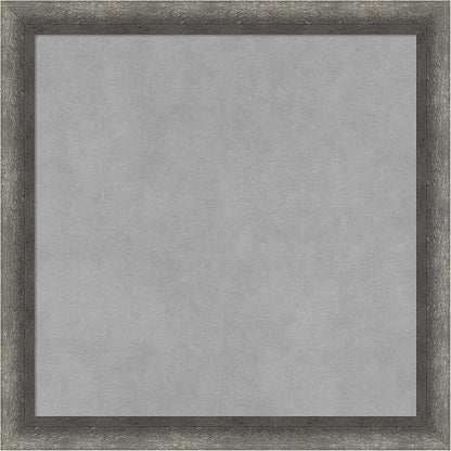 Amanti Art Grey Framed Magnetic Board 18x18 Small Vision Board by AmantiArt