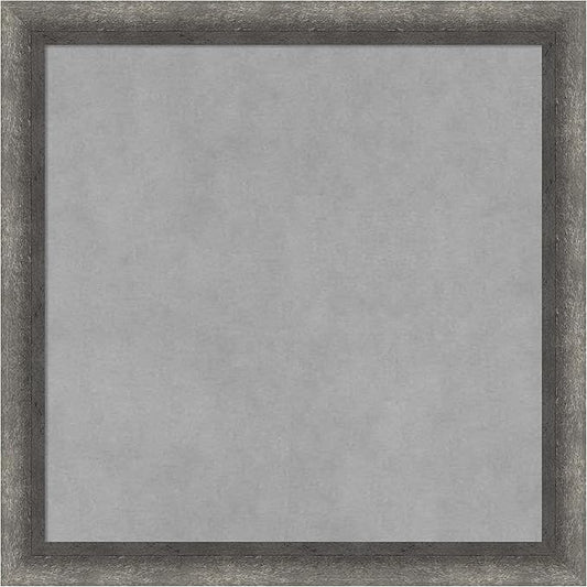 Amanti Art Grey Framed Magnetic Board 18x18 Small Vision Board by AmantiArt