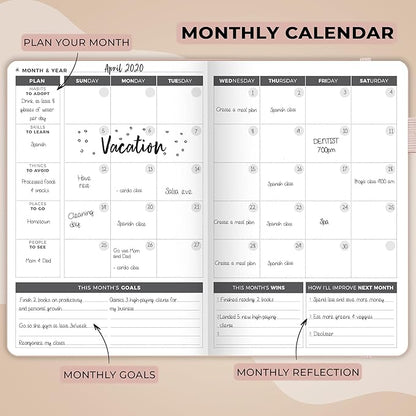 Clever Fox Planner – Undated Weekly & Monthly Planner - Image 4