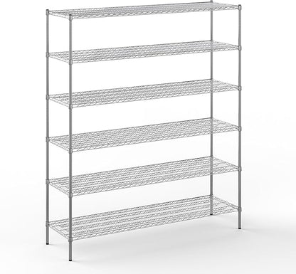 Regal Altair 21" Deep x 72" Wide x 86" Height Wire Shelving Kit | 6-Tier | NSF by Regal+Altair