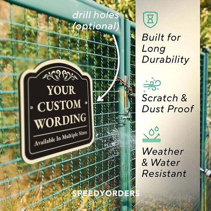 Custom Decorative Outdoor Metal Sign - Image 6