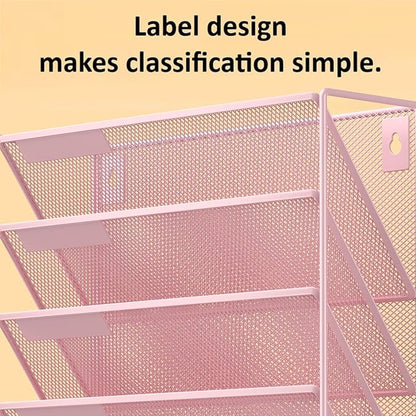 Kuntine.B 6-Tier Wall File Organizer Hanging File Organizer Cubicle Organizer - Image 5