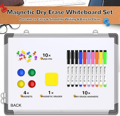 Monthly Calendar Whiteboard Dry Erase Cork Board Combination - Image 3