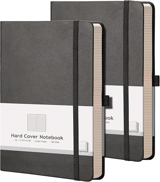 AHGXG Graph Paper Notebook 2 Pack by AHGXG