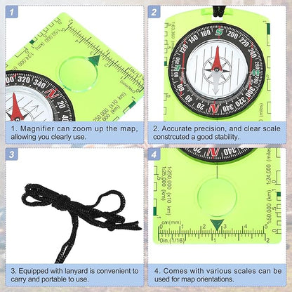 PATIKIL Orienteering Compass, Navigation Backpacking Compasses - Image 4