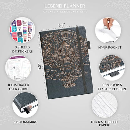 Legend Planner – Weekly & Monthly Life Planner to Hit Your Goals & Live - Image 2