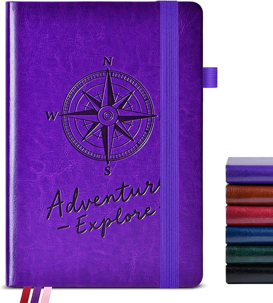 PAIBAS Blank Journal Notebook for Women Men, 160 Pages, A5 Hardcover Sketchbook by PAIBAS