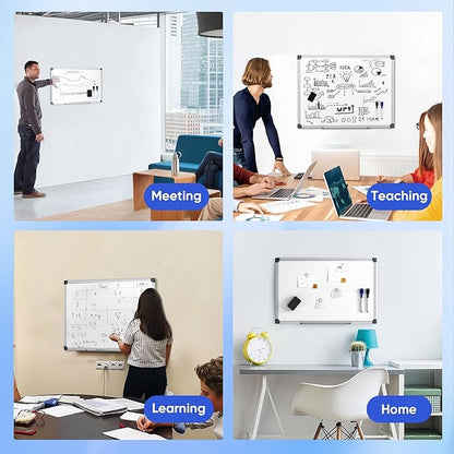 VUSIGN 24" x 18" Magnetic Whiteboard - Image 7