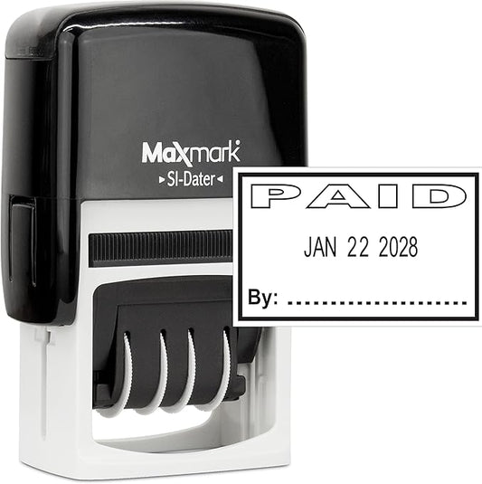 MaxMark Office Self Inking Date Stamp by Maxmark