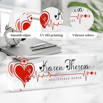 Custom Office Name Plate, Personalized Gifts - Image 3