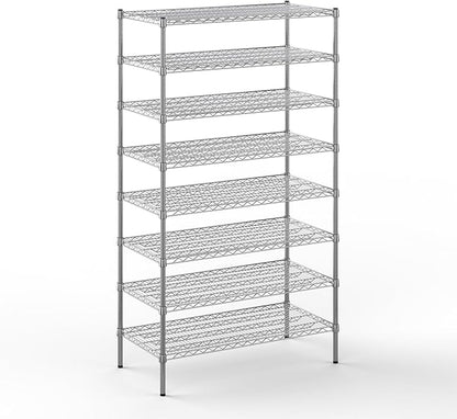 Regal Altair 21" Deep x 42" Wide x 74" Height Wire Shelving Kit | 8-Tier | NSF by Regal+Altair