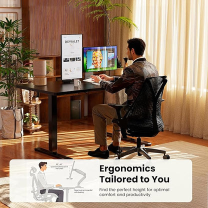 ErGear Small Height Adjustable Electric Standing Desk, 40 x 24 Inches Sit Stand - Image 8