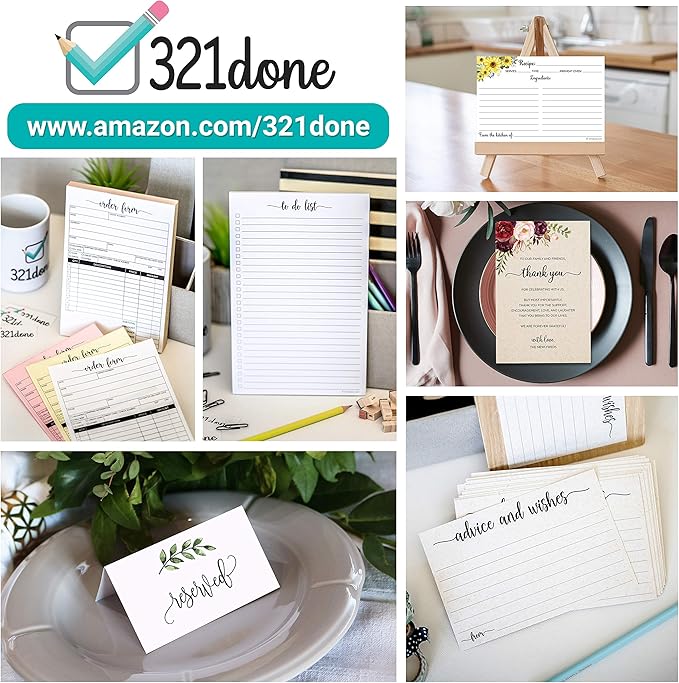 321Done Double Sided Graph Paper Notepad, 0.25 Grid, Made in The USA, Quad - Image 4