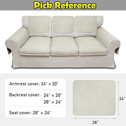 Couch Arm Covers, Waterproof Armrest Cover - Image 6