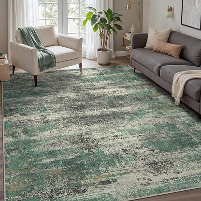 GENIMO Washable Rug-6x9 Area Rugs Lightweight Low Pile Carpet by GENIMO