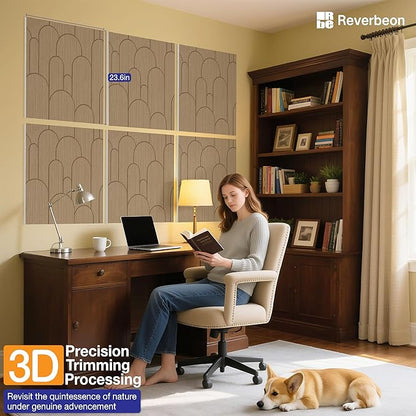 Reverbeon 6 PCS Acoustic Panels, 23.6x23.6 Inch Sound Absorbing Panels - Image 6