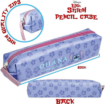 Disney Stitch Stationery Supplies Set Notebook Pencil Case & Ballpoint Pens or - Image 6