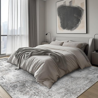 GENIMO Washable Area Rugs for Living Room, 8x10 Modern Non Slip Rugs, Low Pile - Image 7