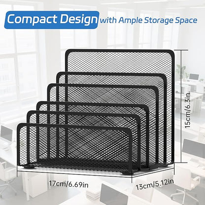 ReePlan Mail Organizer with 5 Slot, Metal Mail Holder - Image 3