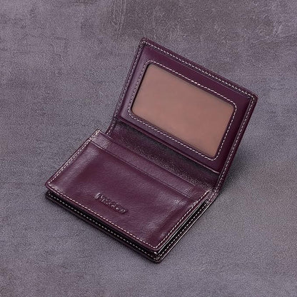 Leather Business Card Case Holder - Image 7