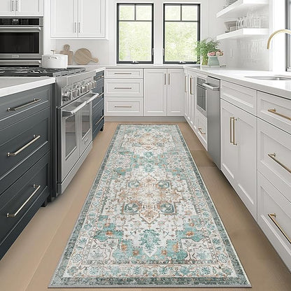 GENIMO 2x5 Runner Rugs for Hallway, Machine Washable Non Slip Vintage Rugs - Image 3