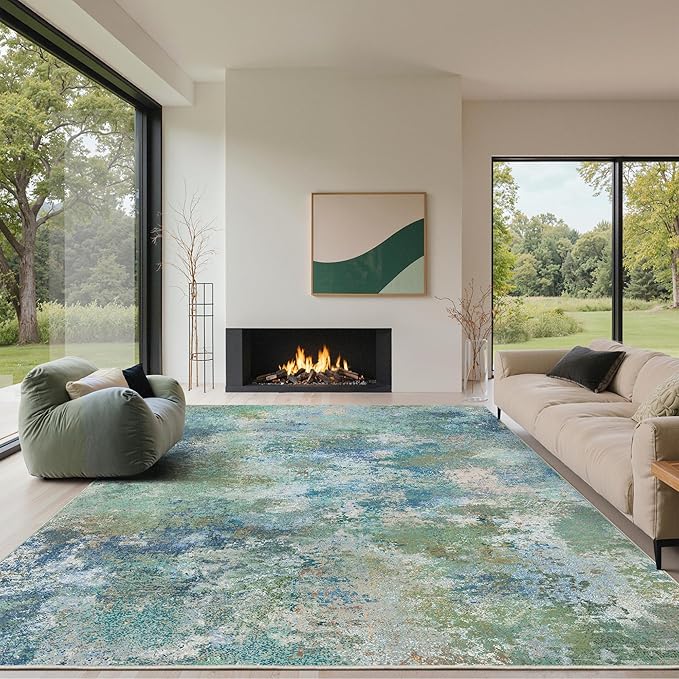 GENIMO Washable Rugs 10x14 Area Rugs by GENIMO