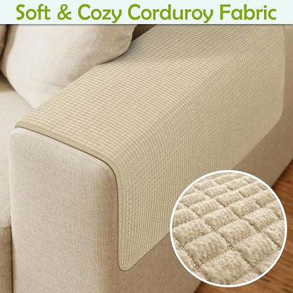 Couch Arm Covers, Waterproof Armrest Cover - Image 4