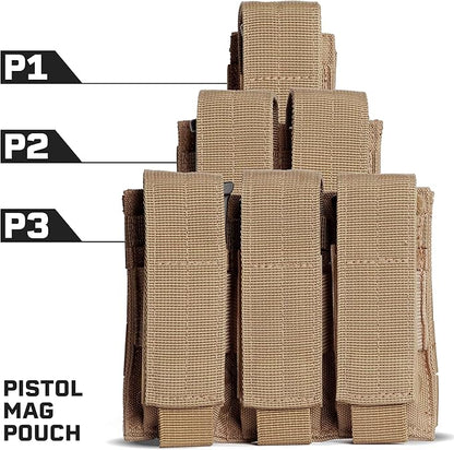 Tacticon P1 P2 P3 BattlePouch | Universal Pistol Mag Pouch | Combat Veteran - Image 3